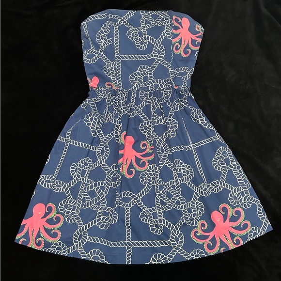 Melly M Dresses & Skirts - Melly M Blue and Pink Octopus Dress